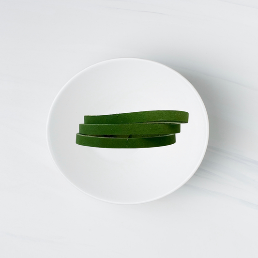 Green Leather Cuff