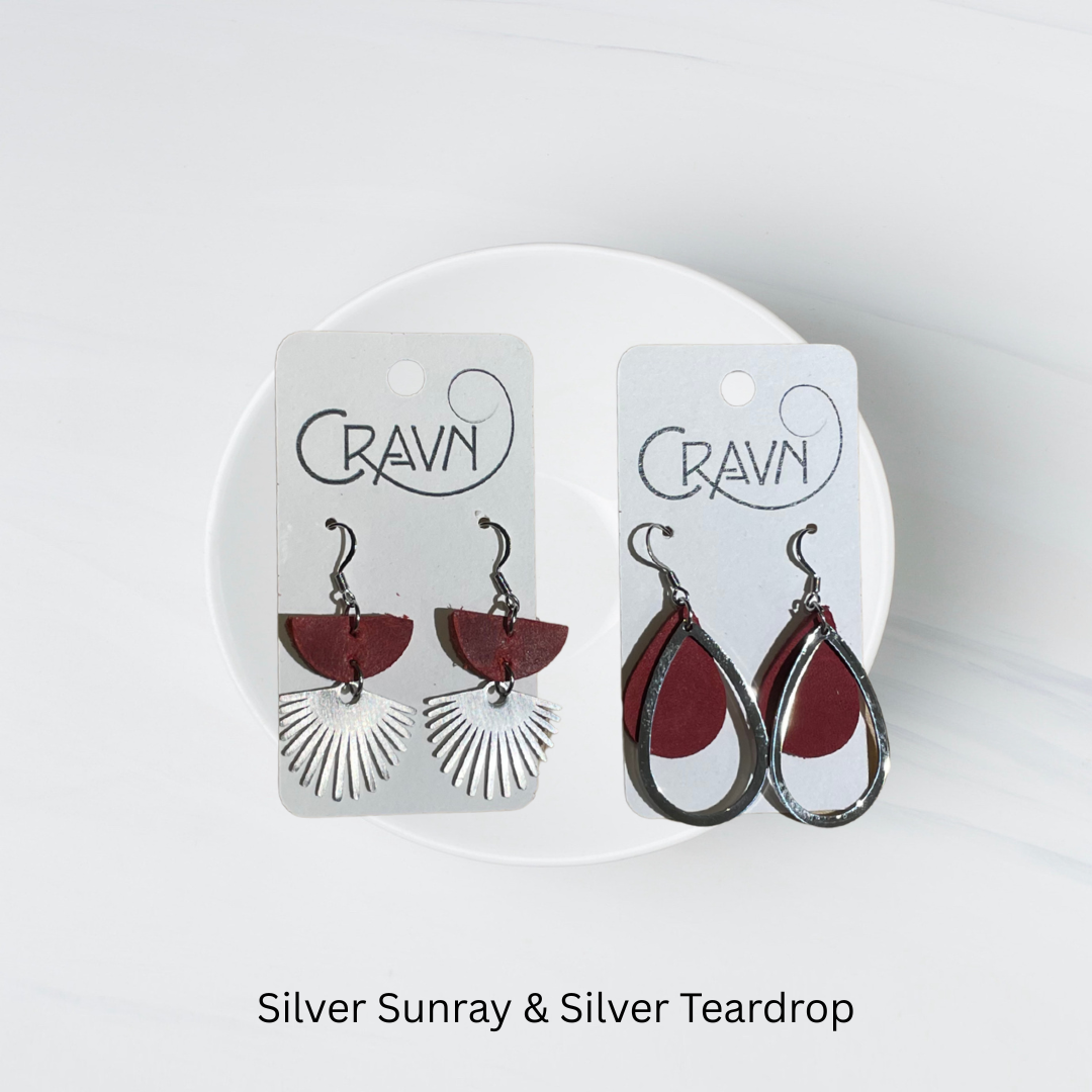 Duckfeet Box Handle Earrings