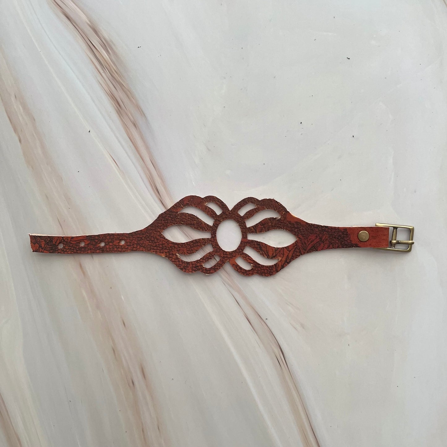 Leather Sunshine Cuff