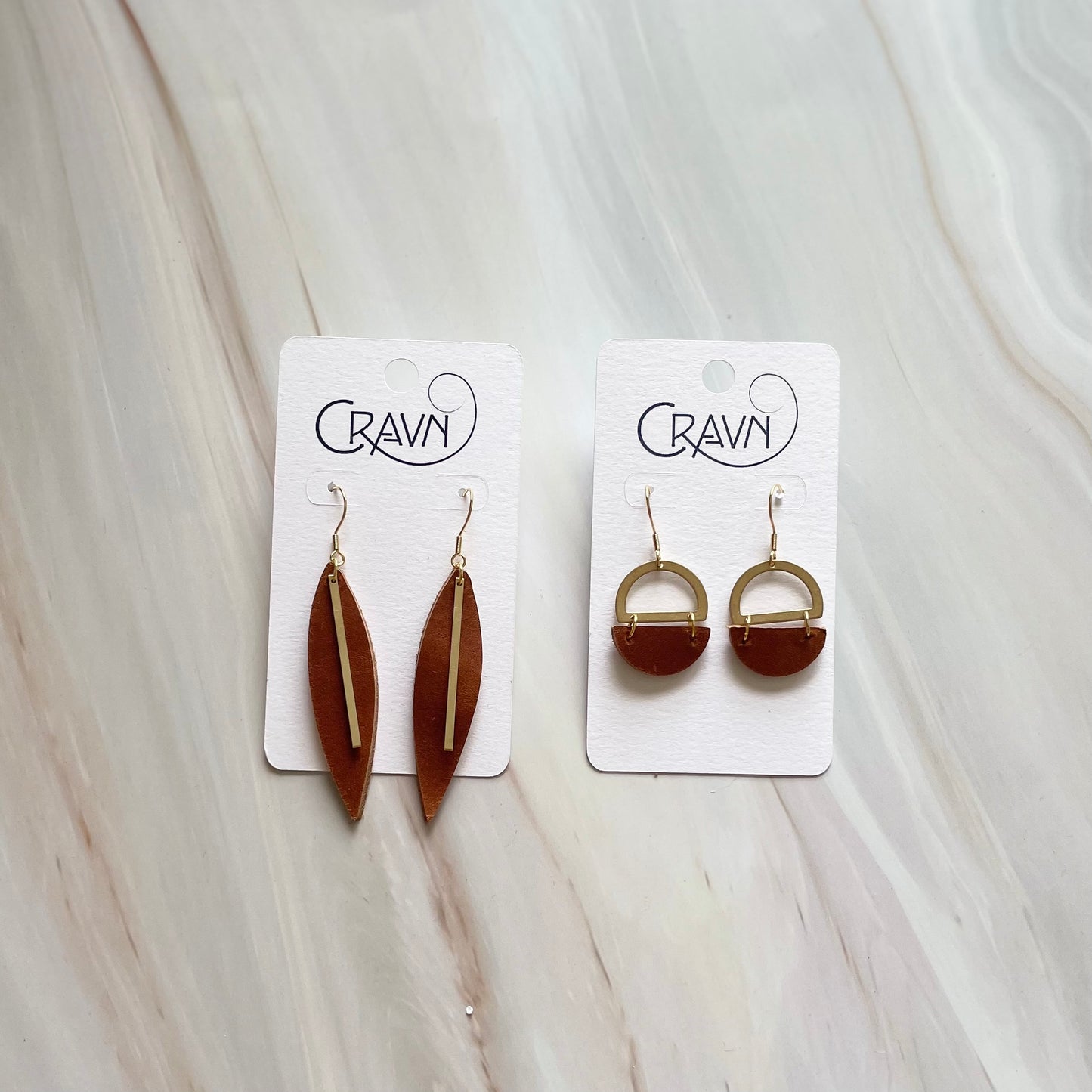 Duckfeet Box Handle Earrings