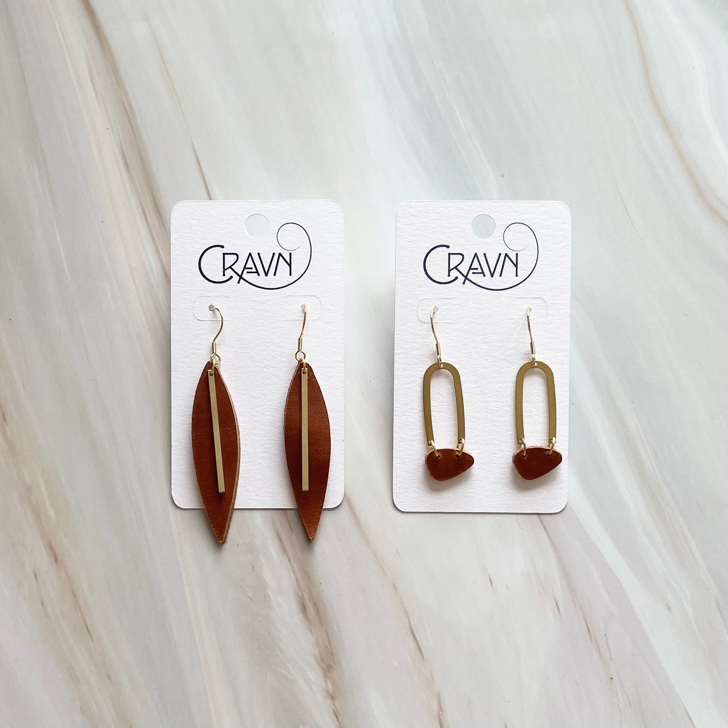 Duckfeet Box Handle Earrings
