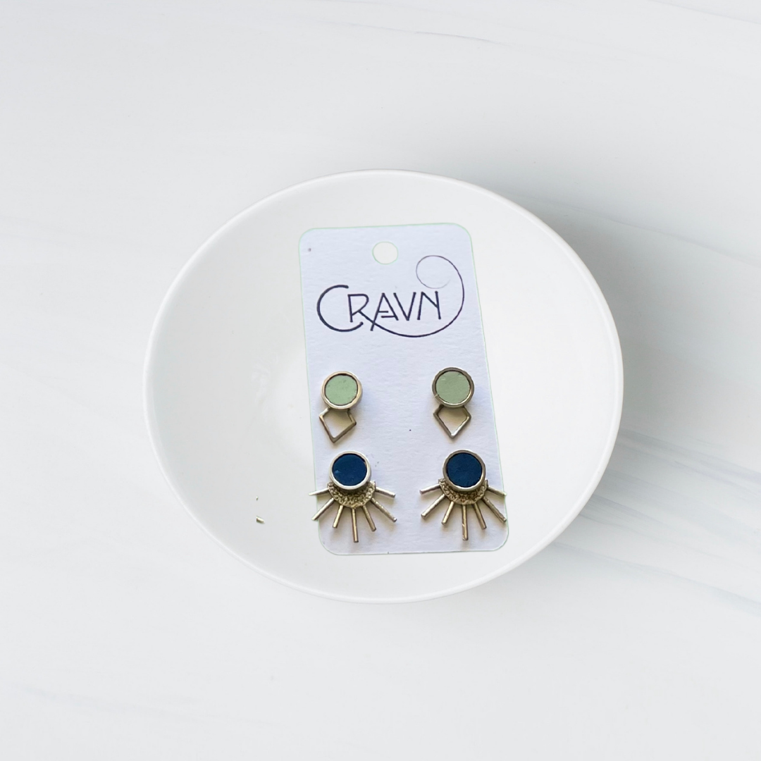 Interchangeable Studs - Two Pairs