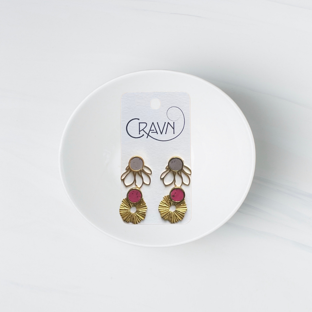 Interchangeable Studs - Brass Two Pairs