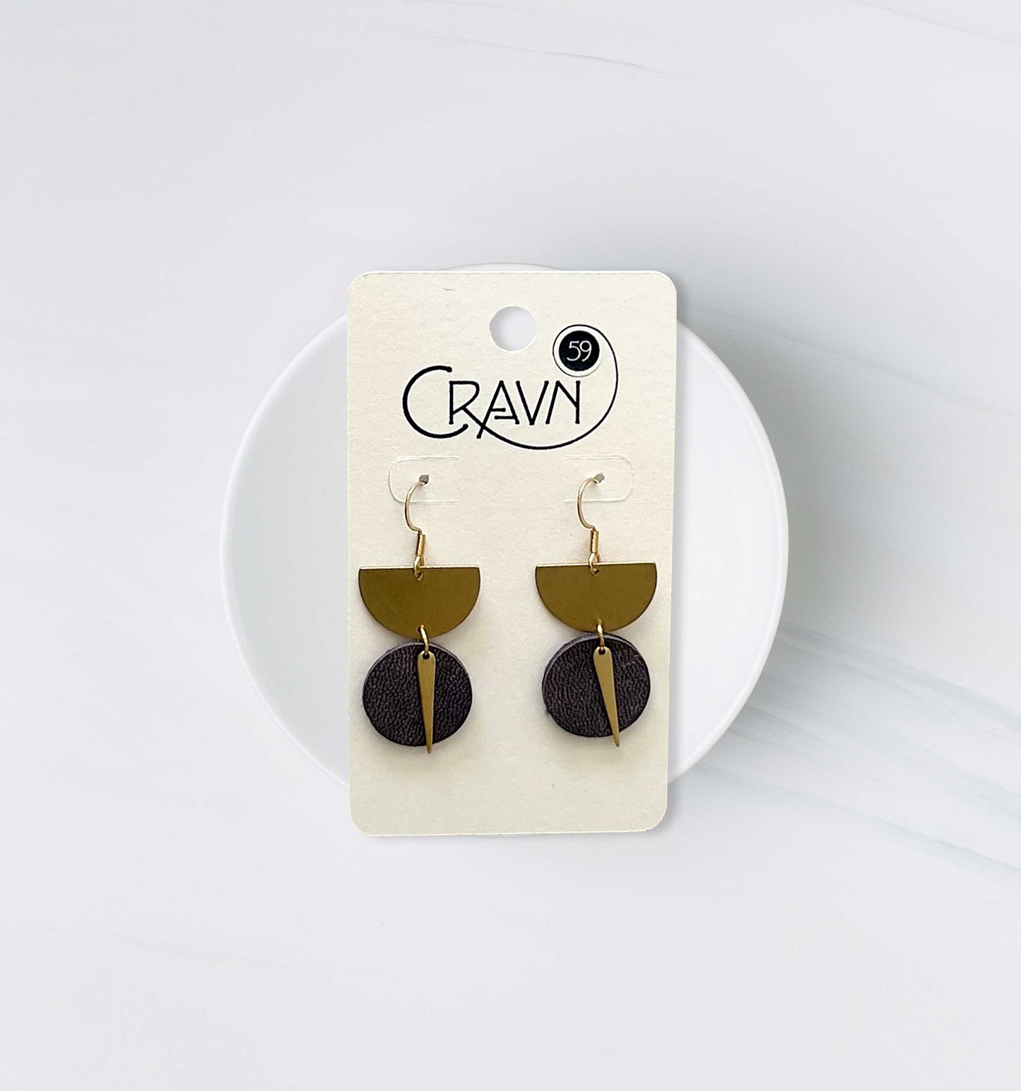 Handmade Leather Earrings for Women