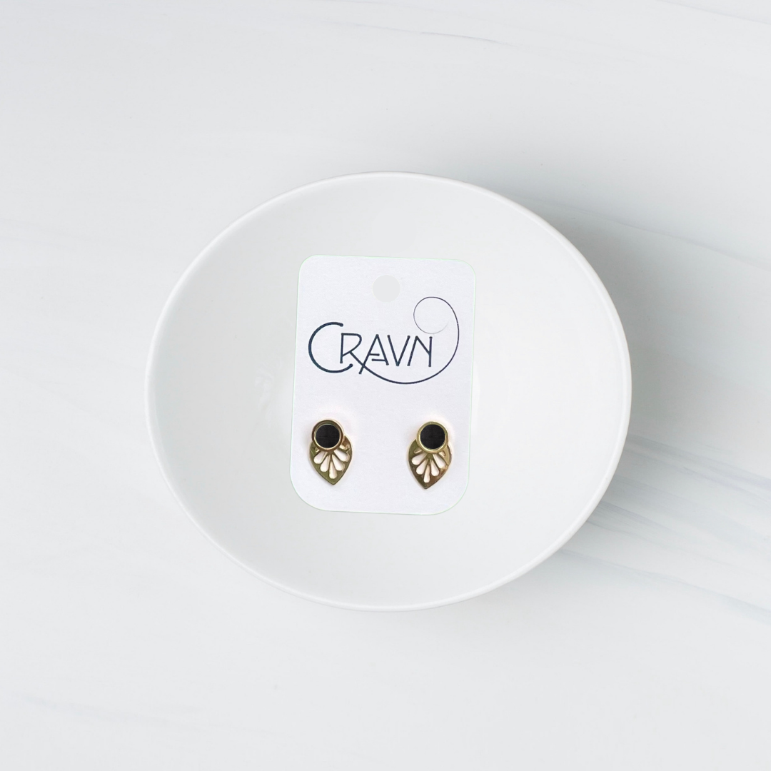 Interchangeable Studs - Brass Small Leaf