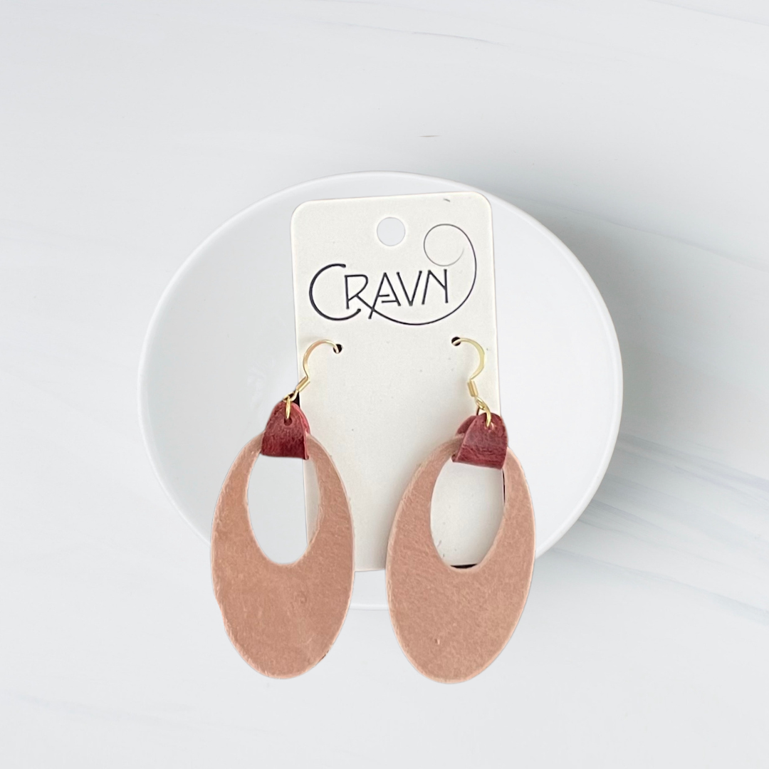 Retro Oval Earrings