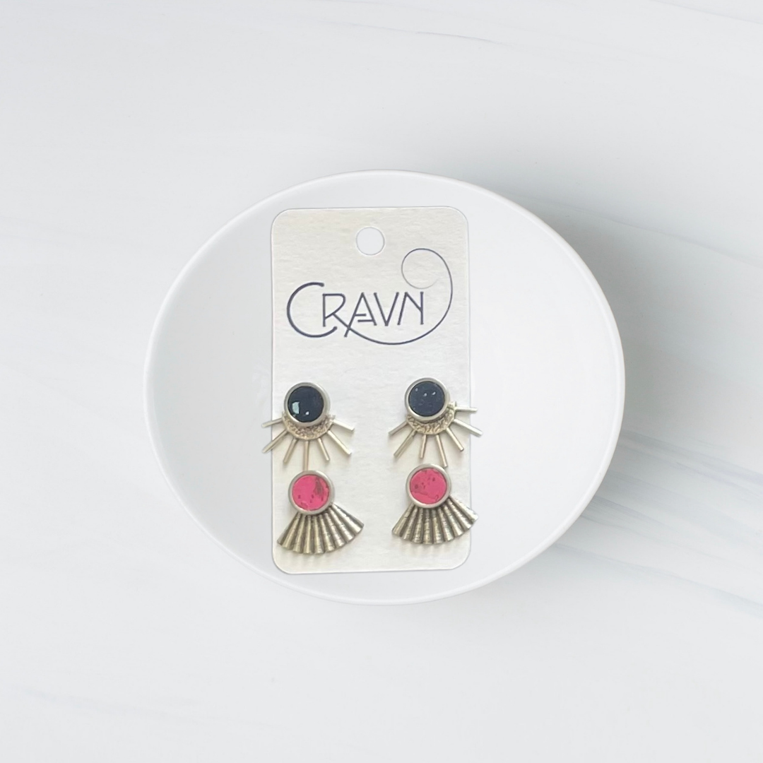 Interchangeable Studs Silver- Two Pairs