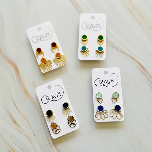 Custom Interchangeable Studs - 2 Pairs