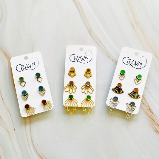 Custom Interchangeable Studs - 3 Pairs