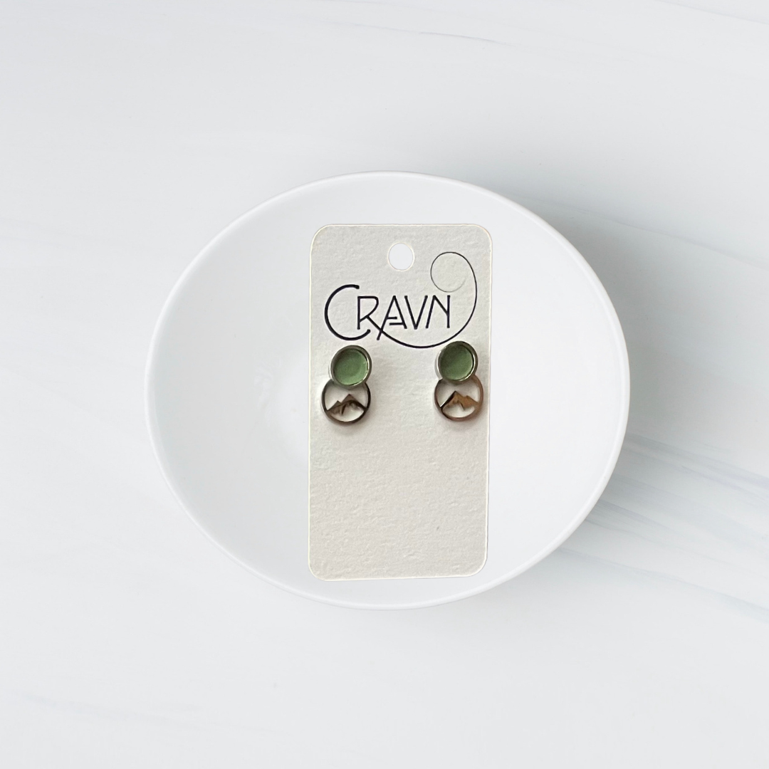 Birdie Interchangeable Studs - Silver Single