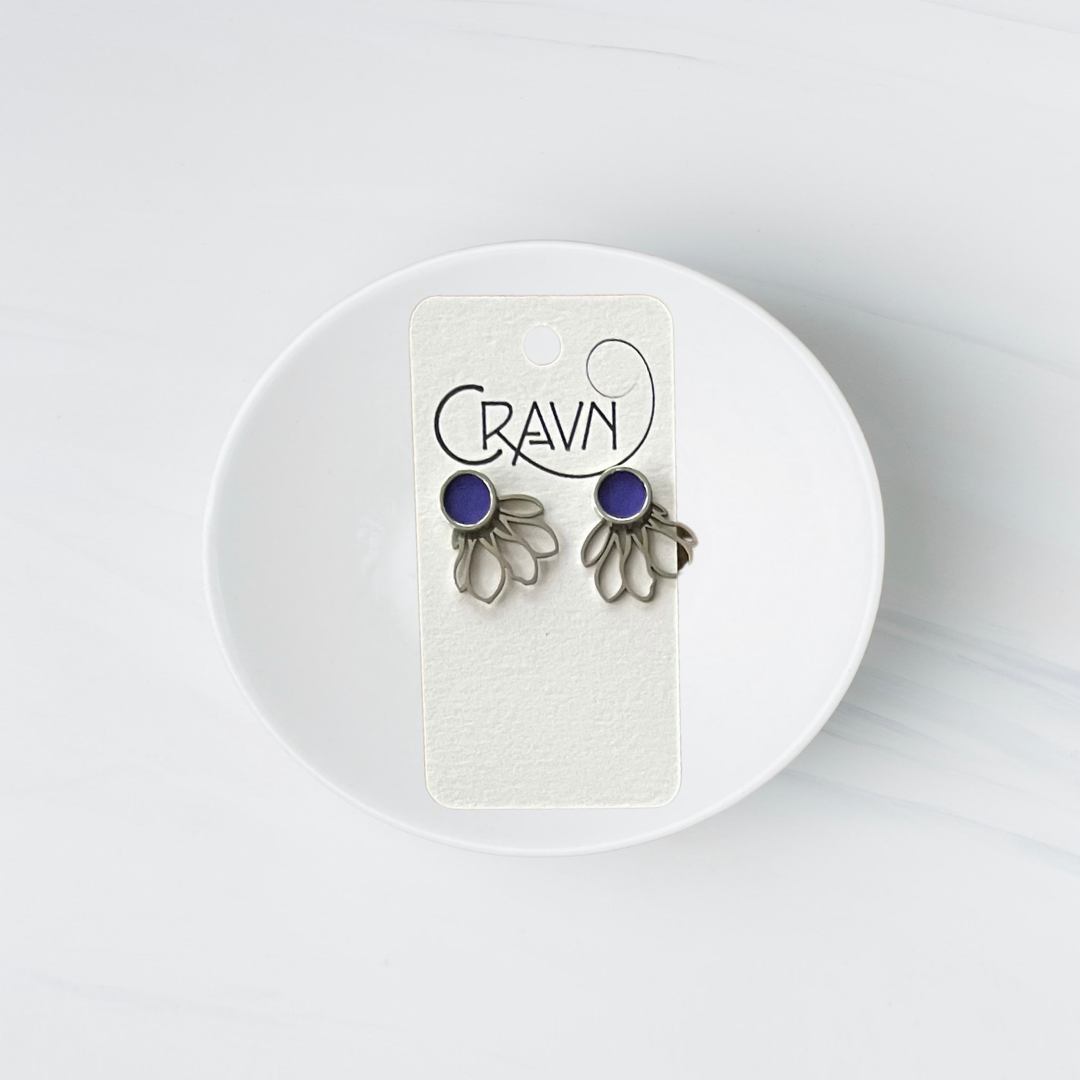 Birdie Interchangeable Studs - Silver Single