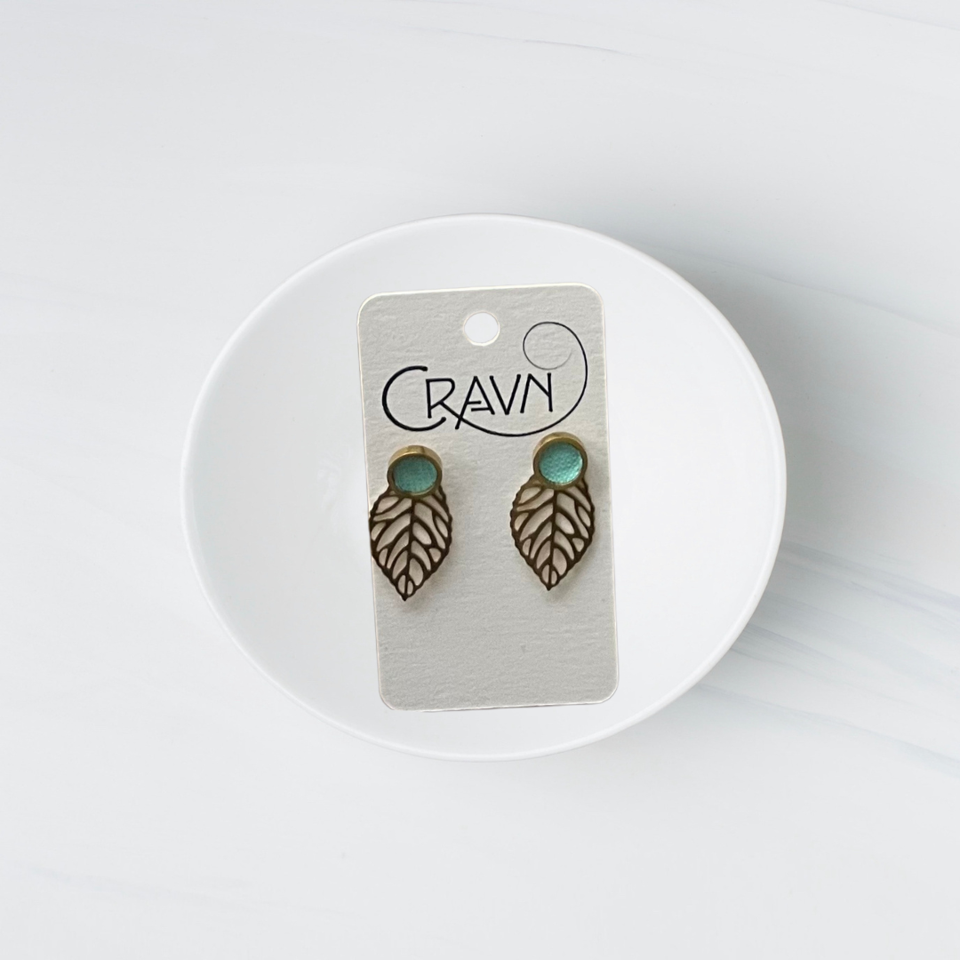 Birdie Interchangeable Studs - Brass Single